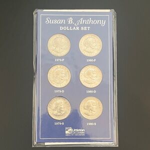 Susan B. Anthony Dollar Set